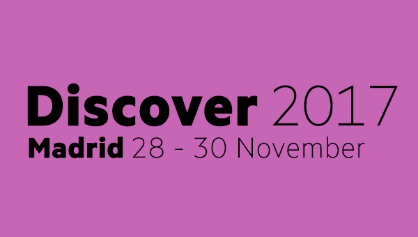 2017 Discover against hot pink background